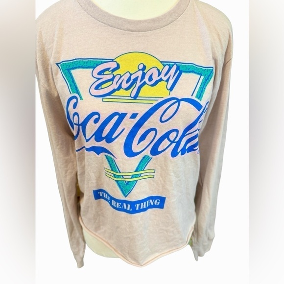 COCA COLA | Cropped Long Sleeve T-Shirt (S) - Picture 5 of 7